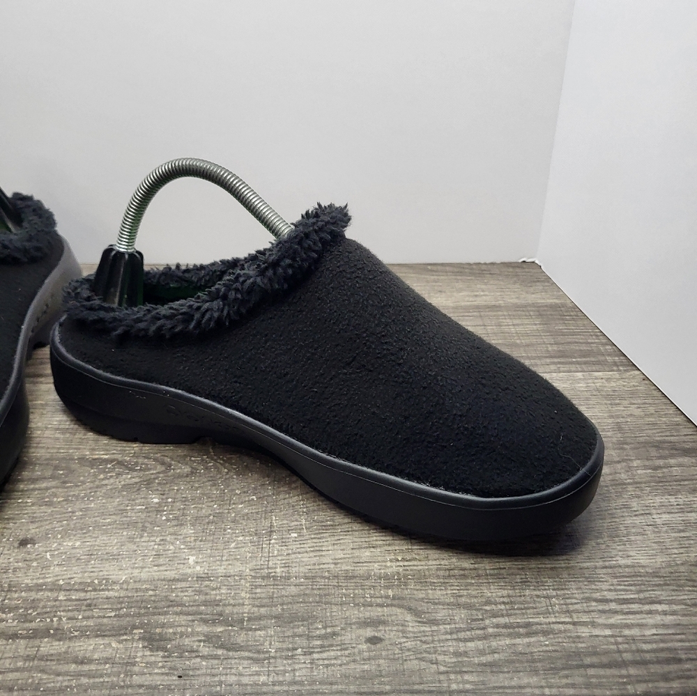Oofos OOcoozie Mule Mens Size 10 Black Casual Walking Slip On Recovery Slipper - Picture 3 of 10